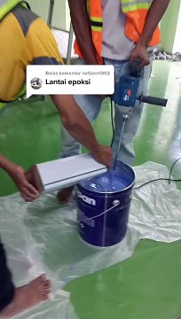 Proses Aplikasi Cat Epoxy di Lantai Showroom | Jasa Cat Epoxy Lantai Bandung