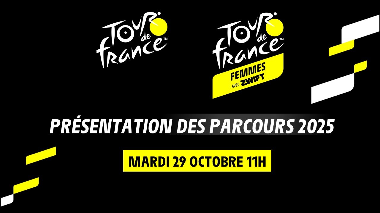 Présentation des parcours du Tour de France et du Tour de France Femmes avec Zwift