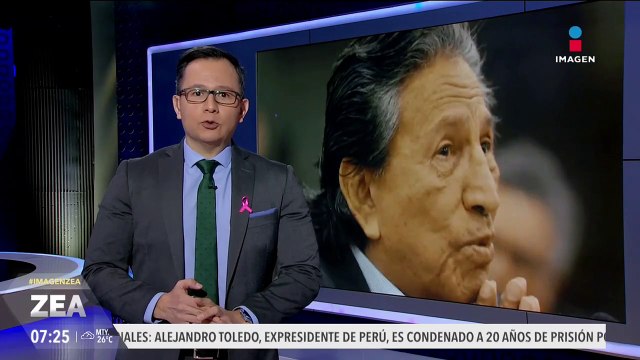 Condenan a 20 años y 6 meses de prisión a Alejandro Toledo