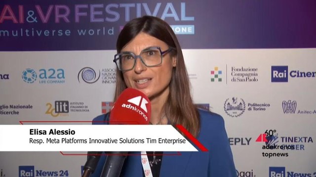 Ai&vr Festival, Alessio (Tim Enterprise): Realtà aumentata e AI per valorizzare il nostro patrimonio artistico