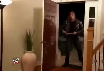 The Terrible H destroys the door then Randy Orten Run