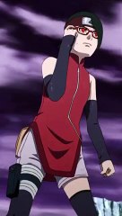 Itachi Uchiha talking with sarada