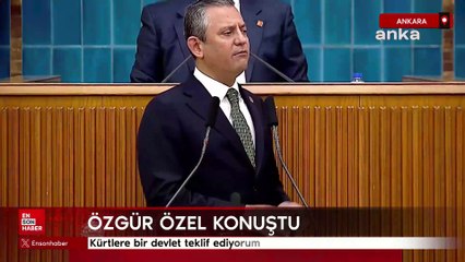 Özgür Özel: Kürtlere bir devlet teklif ediyorum