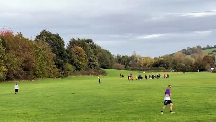 Campaigners protest against Eastern Way playing field sell-off plan by Julian Coward