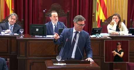 El vicepresident balear, del PP, defiende a los diputados que han apoyado el techo de gasto: "Ni tránsfugas ni hostias"