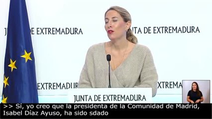 María Guardiola (PP): "Por supuesto que voy a ir a la reunión con Pedro Sánchez"
