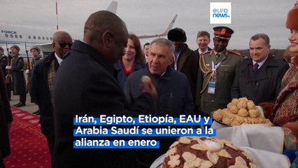 China, India y Sudáfrica, entre las naciones que asisten a la cumbre rusa de los BRICS