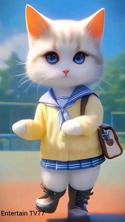 Cute cat dance