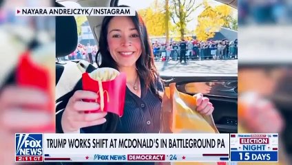 Donald Trump devient un serveur à McDonald's (VIDEO)