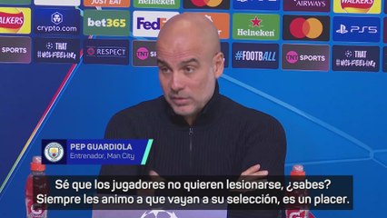 Guardiola: “Quien nos paga es el club, no la selección”