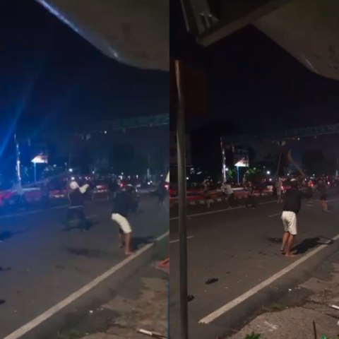 Jalan Radial Palembang Kembali Jadi Arena Tawuran, Warga Minta Tindakan Tegas