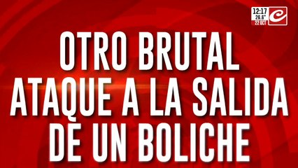 Otro brutal ataque a la salida de un boliche: batalla campal entre dos bandas