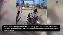 Tiga ABG Gotong Jemuran Hasil Curian di Depok
