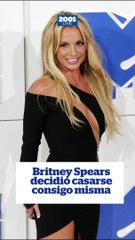 La cantante Britney Spears contó que se casó consigo misma.