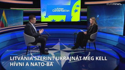 Ukrajnát meg kell hívni a NATO-ba - mondta az Euronewsnak a litván védelmi miniszter