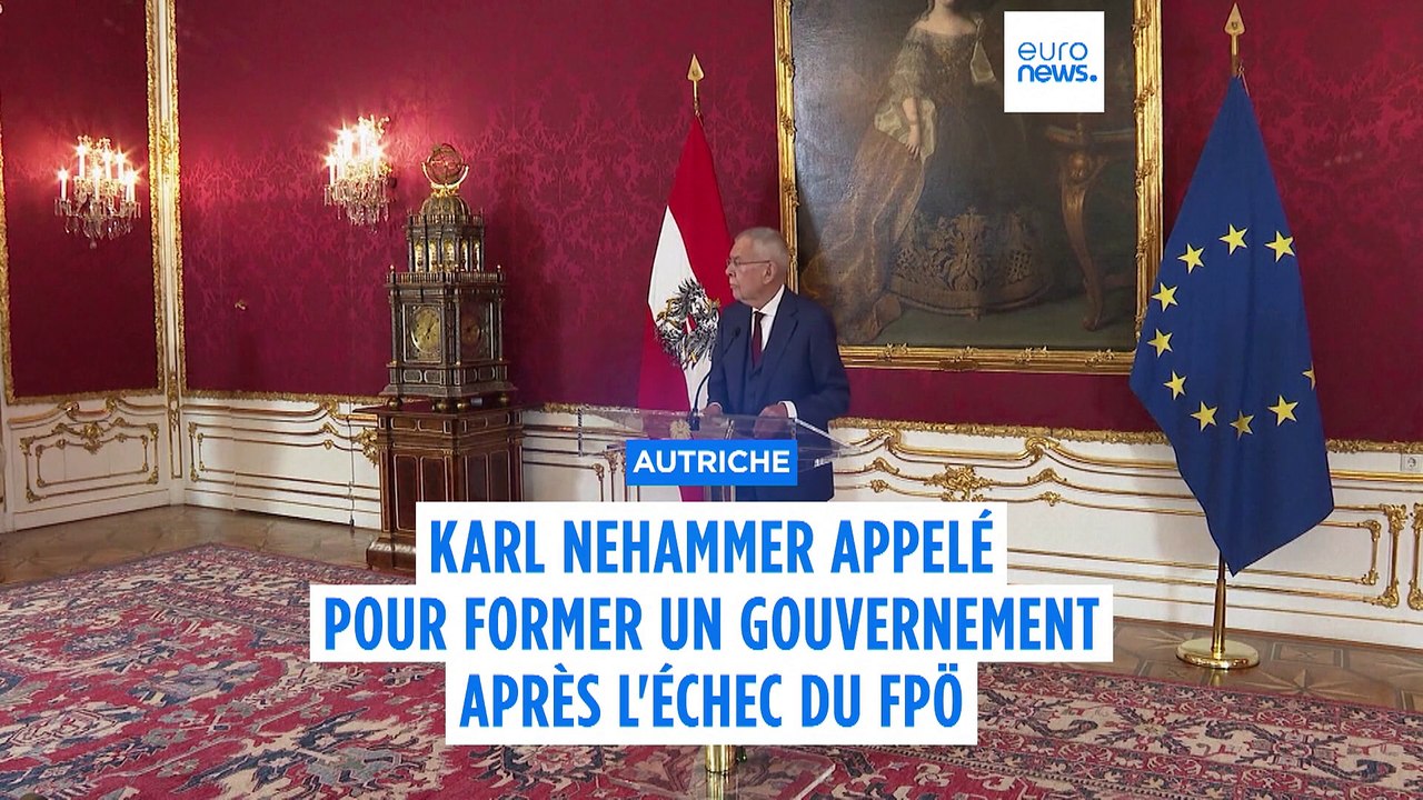 Pas de chancelier Kickl : le président autrichien mandate Nehammer