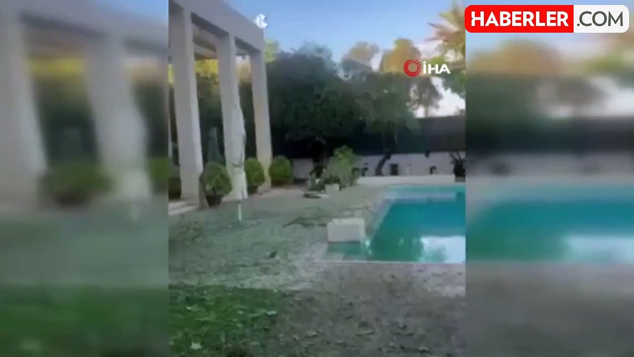 Saldırı sonrası yeni görüntüler geldi: Netanyahu'nun yatak odası hedef alınmış