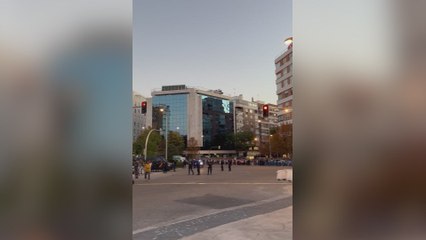 Llegadas del Madrid y el Dortmund al Santiago Bernabéu