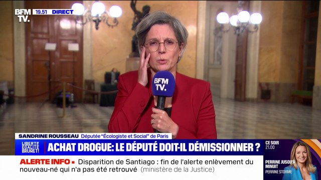 Député contrôlé en possession de drogue: La lutte contre la consommation de drogue ne peut pas passer par la stigmatisation des consommateurs , juge Sandrine Rousseau