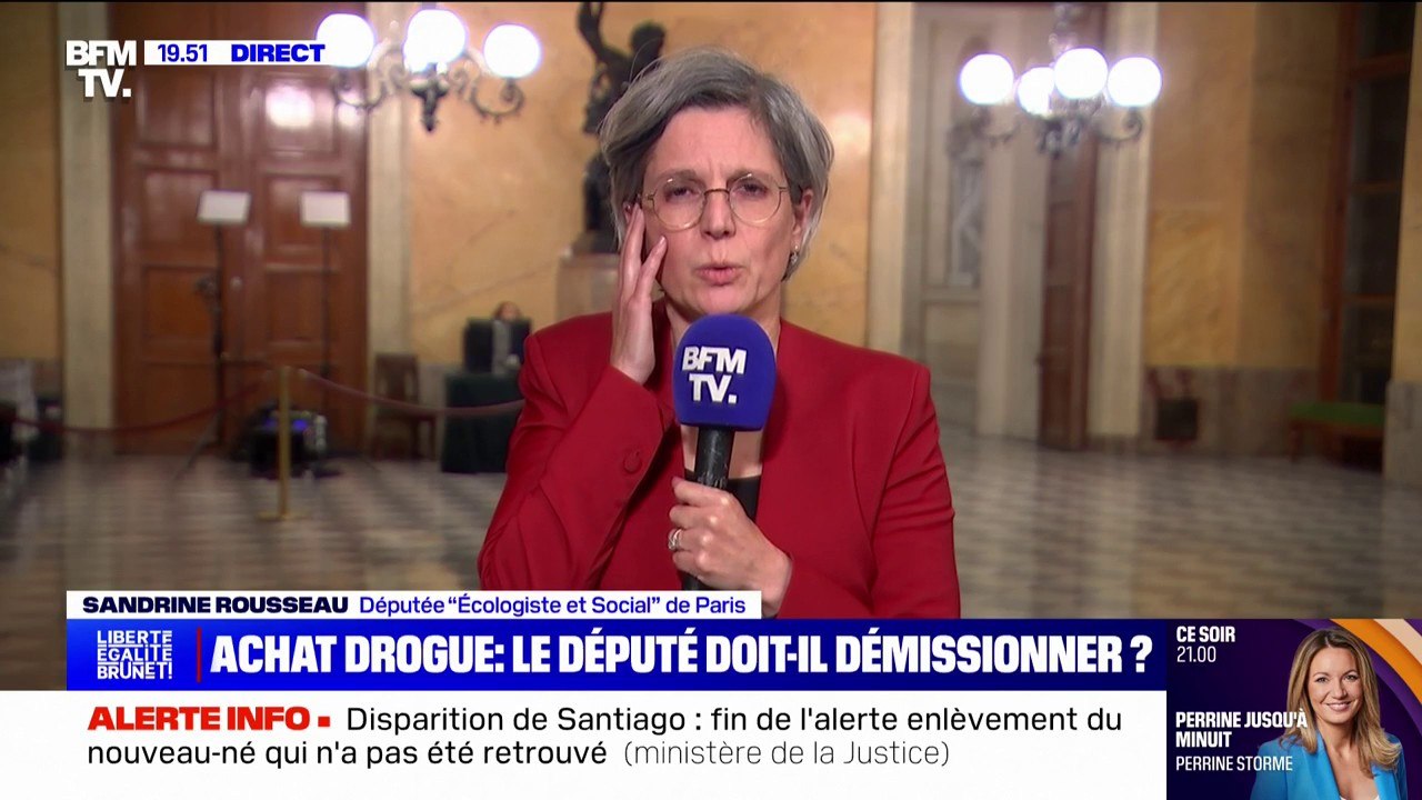 Député contrôlé en possession de drogue: "La lutte contre la consommation de drogue ne peut pas passer par la stigmatisation des consommateurs", juge Sandrine Rousseau