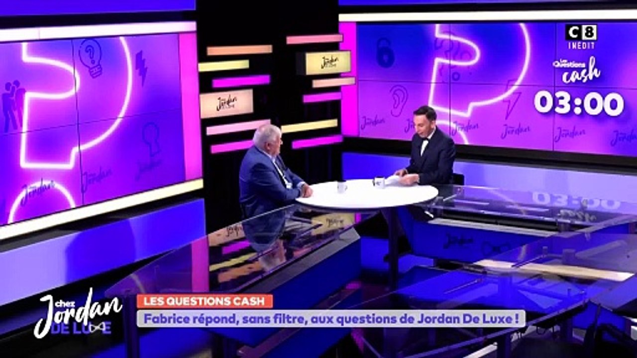 L'animateur Fabrice menace de quitter le plateau de Jordan de Luxe sur C8