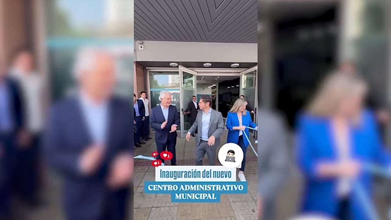 Alak y Kicillof presentaron el Centro Administrativo Municipal