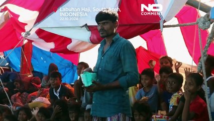 Mais de uma centena de muçulmanos rohingya encontrados num barco ao largo de Aceh