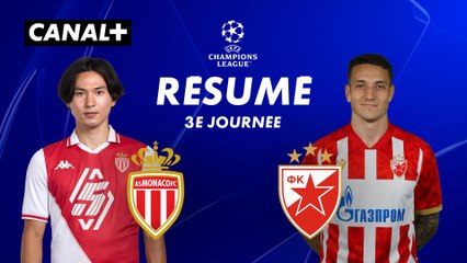 Le résumé de Monaco / Étoile Rouge - Ligue des champions 2024-25 (J3)