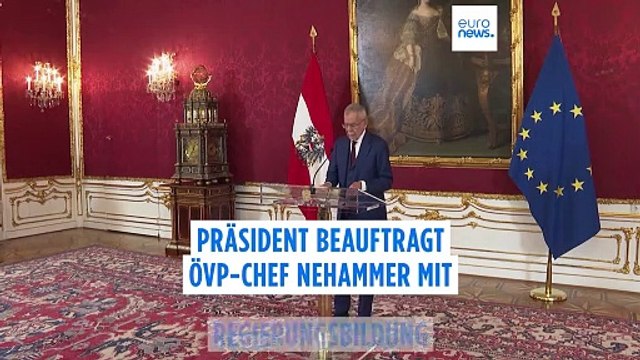 Kein Kanzler Kickl: Österreichs Präsident beauftragt Nehammer mit Regierungsbildung