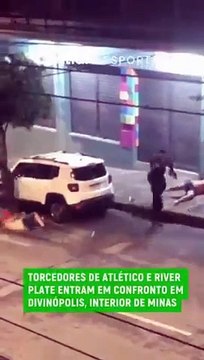 Video: hinchas del Atlético Mineiro emboscaron y golpearon a dos fanáticos de River