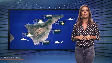 La previsión del tiempo en Canarias para el 23 de octubre de 2024, en Atlántico Televisión.