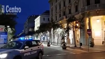 Corso Umberto e piazza Salotto, regna il silenzio