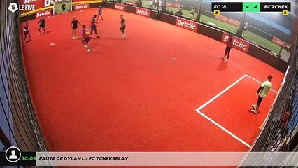 Faute de Dylan L - FC TCHEKSPLAY