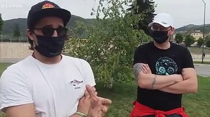 La protesta dei ristoratori all'Aquila