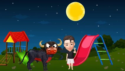 BOI DA CARA PRETA BRINCANDO NO ESCORREGADOR CANÇÃO DE NINAR  KIDS CARTOON AND NURSERY RHYMES