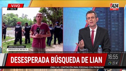 DESESPERADA BÚSQUEDA DE LIAN: TIENE 12 AÑOS, FUE A PESCAR CON SU HERMANASTRO Y NO VOLVIÓ