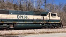 EMD SD70MAC Startup Sequence (BNSF 9791 at Turners, MO)