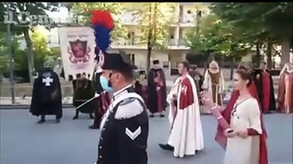 La tradizione e lo spettacolo della Perdonanza "vincono" sul virus