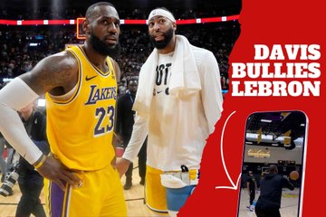 Anthony Davis beats LeBron James in a shooting contest and let him know who's the best