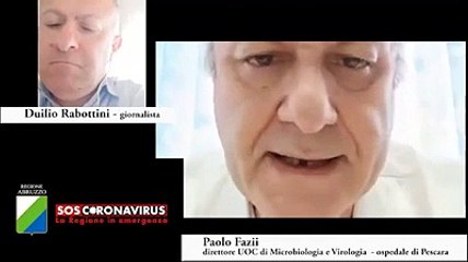 "Speriamo di uscire dall'emergenza in Abruzzo entro fine maggio, inizi di giugno"