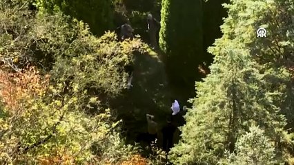 Gülen'in cenazesi için çiftliğe iş makinesi getirilmiş