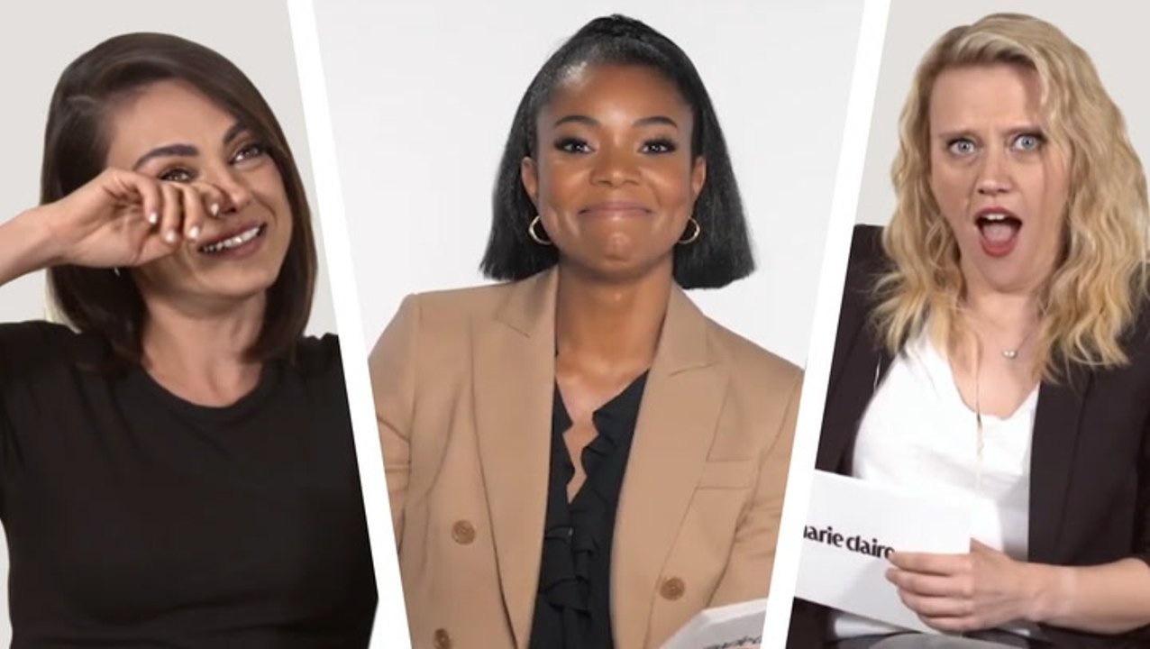 Cate Blanchett, Sandra Bullock, Mila Kunis, Gabrielle Union, And More Plays | How Well Do You Know Your Co-Star | Marie Claire