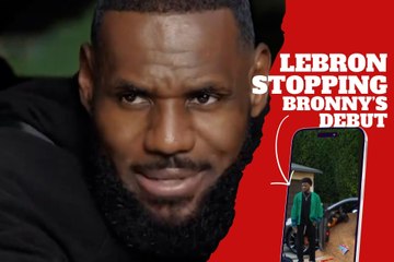 Lebron James wants to stop Bronny's NBA debut with a bad joke