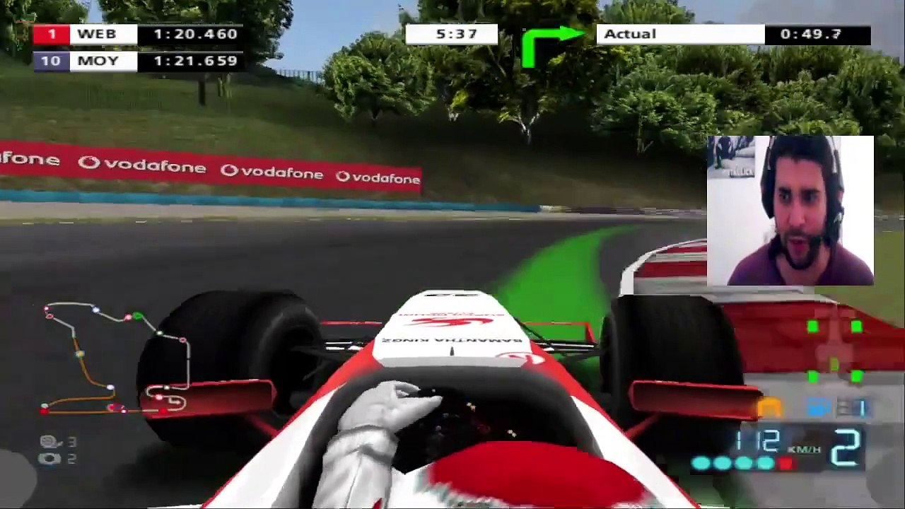 F1 2006 (PS2) CAMPEONATO MUNDIAL COM YUDI IDE (SUPER AGURI) #formula1 #f1 #ps2