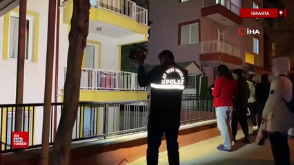 Isparta'da yurt odasında biriktirilen çok sayıda çakmak gazı patladı