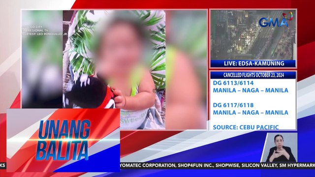 7 buwang gulang na sanggol, nalunod sa baldeng may tubig | Unang Balita