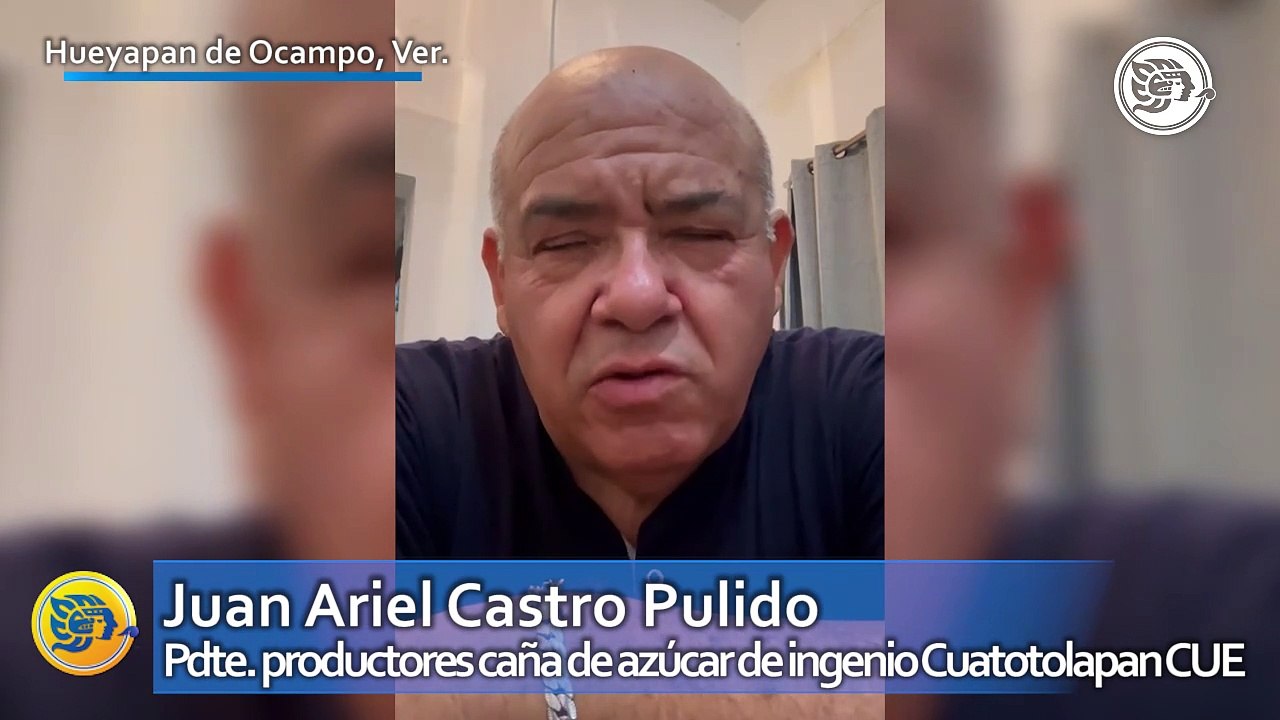 Productores cañeros de Hueyapan en crisis tras perder cultivos por las lluvias