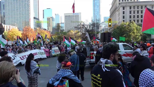 Hands Off The Middle East - All Eyes On Jabalia - Hands off Gaza - Arms Embargo Now (US consolate)