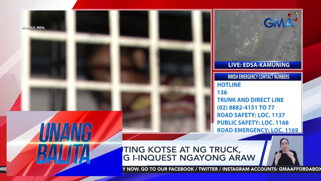 Driver ng puting kotse na sumalpok sa nakaparadang truck sa Marcos Highway, sinabing nakainom siya noon pero hindi lasing | Unang Balita