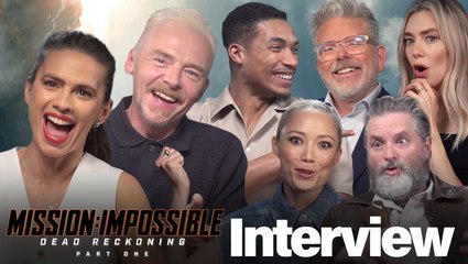 'Mission:  Impossible 7' Cast Interview With Simon Peg, Hayley Atwell, Vanessa Kirby And More
